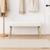 Bench Cream 110 x 40 x 46 cm Boucle