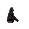 For Universal Car Cigarette Lighter Splitter Adapter 1 Male To 2 Female Sockets Y Splitter 20cm With on Off Switch