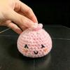 Ручная вязка крючком мешочки-булочки, Мягкий мешочек-пружинка, Мяч для жонглирования и пинания, Милая фаршированная игрушка-пельмешек для игры на вечеринке, Подарок для снятия стресса