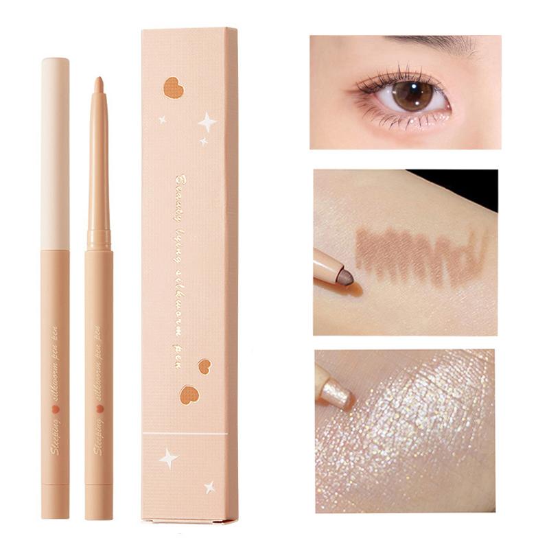 Eyeliner Pearlescent Matt Lying Silkworm Pencil Long-Lasting Waterproof Oil-Proof Non-Smudging Eyeliners Gel Pencil Eye Makeup
