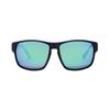 Sunglasses - Hawkers - Faster Raw - Matte Black Frame - Green/blue Mirrored Lenses - Unisex