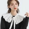 Lapel Fake Collar Shawls Vintage Detachable Shirt Collar for Women Blouse Sweater False Collar Shoulder Wraps Neckwear Ties