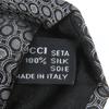 Безупречный галстук GUCCI с точечным принтом логотипа G по всей поверхности, широкий галстук, серый шелк, мужской, б/у