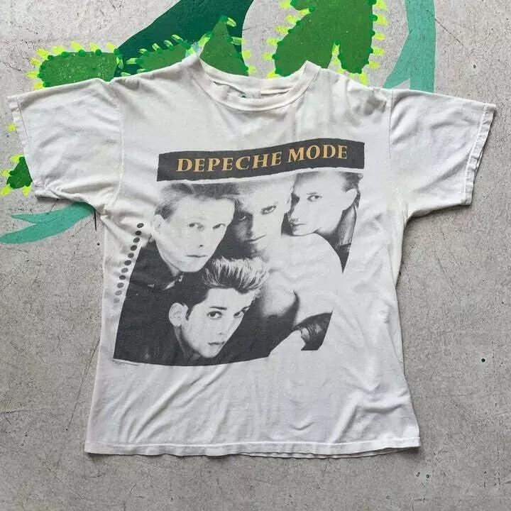 1985 Depeche Mode Band Remake Tshirt Classic Style Unisex S-5XL
