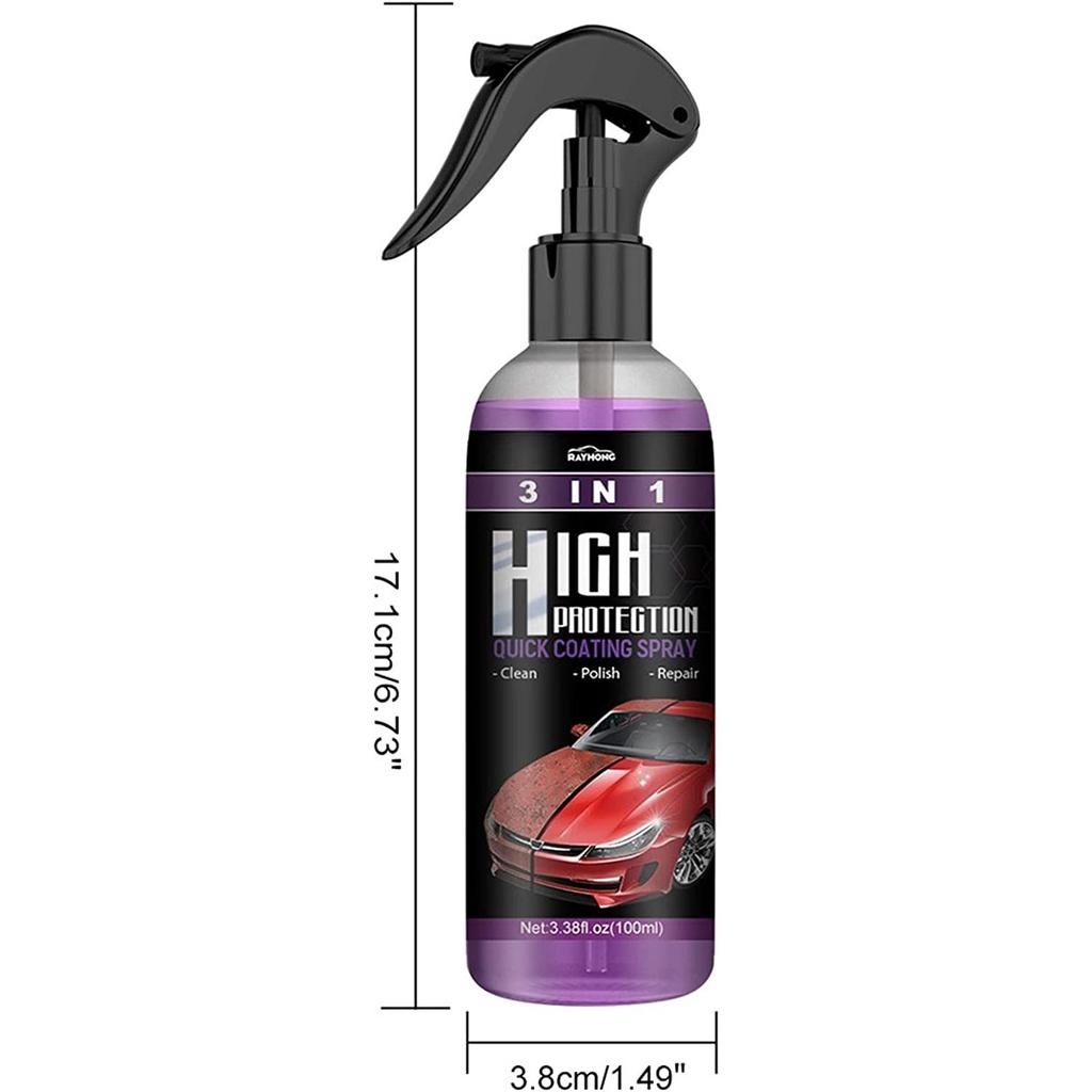 Автомобильный нано-спрей для ремонта, нано-спрей 3-в-1 для удаления автомобильных царапин, ремонт автомобильной краски, наружный реставратор, керамическое спрей-покрытие, спрей для быстрого нанесения покрытия, автомобильный полироль