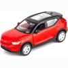 Модель автомобиля литья под давлением XC40 в масштабе 1/39, игрушечный автомобиль из сплава для детей, транспортные средства с откатным механизмом для малышей, подарок для мальчиков и девочек, красный