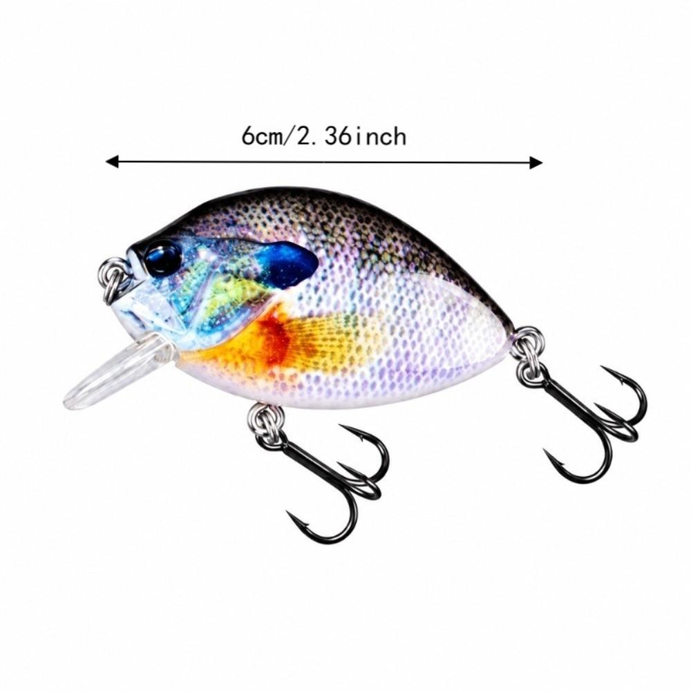 5PCS with 3D Eyes Wobbler Fishing Lure 6cm 14.7g Fishing Crankbait Swimbait Lures Saltwater Fishing