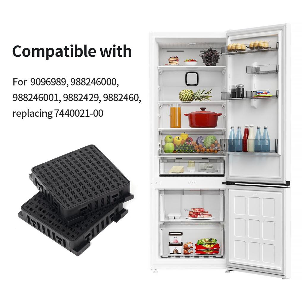 Фильтры с активированным углем для холодильника Fresh Air Подходят для Liebherr 7440021-00 [9096989, 988246001, 988246000, 9882429]