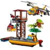 Совместимые наборы MOC Серия City 60162 Вертолет для заброски в джунгли Строительные блоки Место для исследования Кирпичики Игрушки Для Мальчиков Подарки Детям