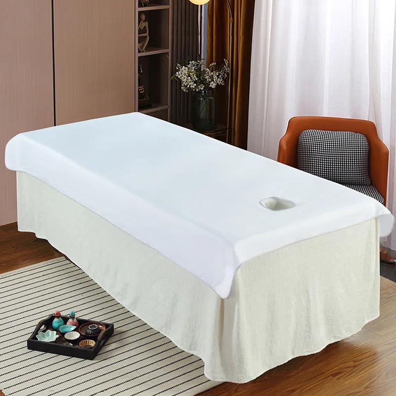 80x190 см маслостойкая моющаяся мягкая спа-клубная дышащая простыня с отверстиями для массажа в салоне красоты