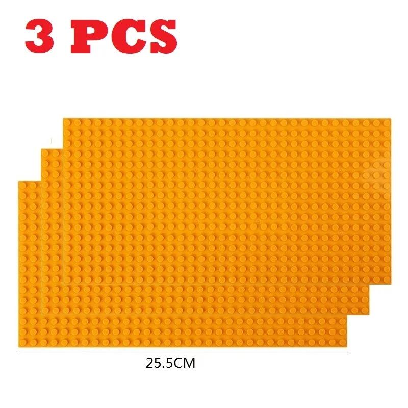 3 шт. Базовая пластина 32x32 32x16 точек Кирпичи СДЕЛАЙ САМ Малый размер Городские Дорожные блоки Базовая пластина Строительство Строительные игрушки Для детей