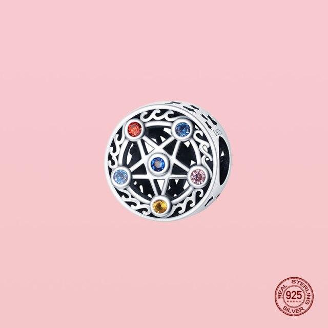 Подвеска из стерлингового серебра 925 пробы, очаровательные бусины для оригинального браслета Panjia, ожерелье, женские украшения