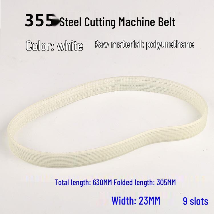 10-Inch Aluminum & Steel Cutting Machine with Universal Rubber Belt