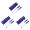 A65T-3X Suitable For Dyson V6 V7 V8 V10 V11 Vacuum Cleaner Replacement Accessories Soft Velvet Roller Suction Head Blue Hose