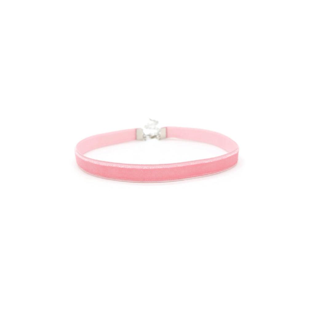 Light Brown Velvet Collar Necklace