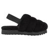 UGG Кроссовки женские Super Fluff Slipper черные 1121751-BLK