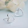 Handmade Fashion Jewelry Fashion Cute Tiny Hollow Heart Stud Earrings For Women For Girls Kids Lady EH650
