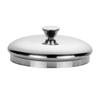 Zerodeko Tea Mug Lid, Replacement Top for Tea Kettle, Stainless Steel Round Tea, Coffee, and Water Cups, 10cm, Teapot Cap, Whistle, for Tea Kettle Cup