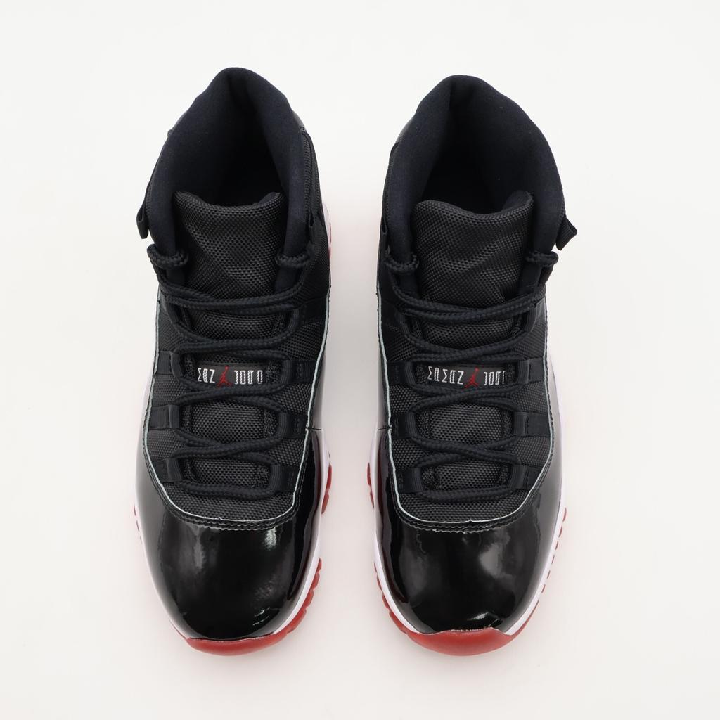 378037-061 Nike Air Jordan 11 Retro Playoffs Bred Черный Белый Varsity Red