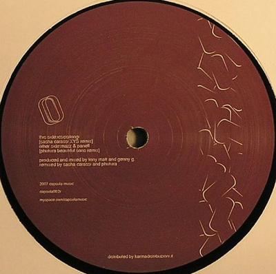 12-дюймовая пластинка TONY MATT / GENNY G - Retardo Expreso Remixes CAPSULA002R C?psula 2007 Италия Танцевальная и Электронная Б/У