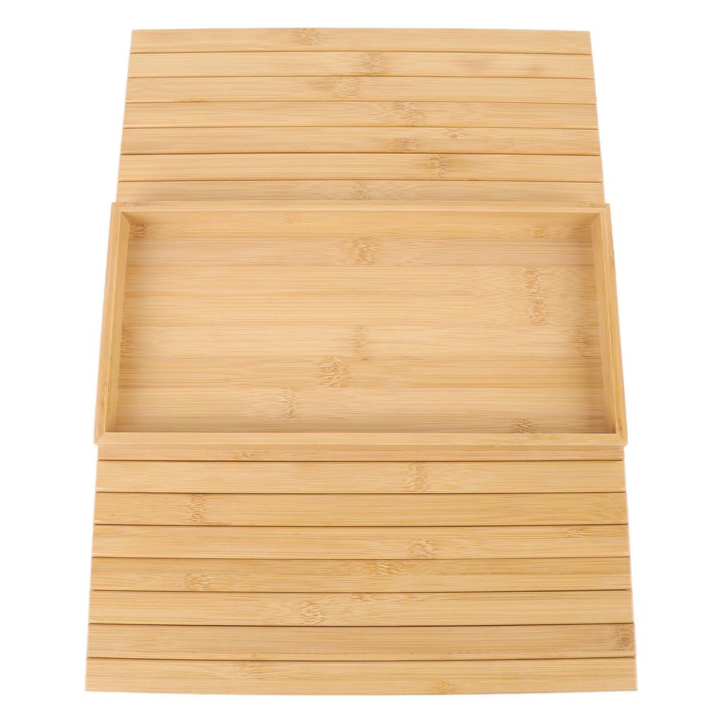 Гибкий органайзер для подлокотника дивана из бамбука и дерева, складной прямоугольный нескользящий подлокотник для дивана, столик