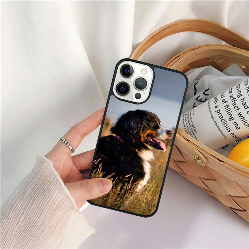 Bernese Mountain Dog Phone Case For iPhone 17 Air 16 15 14 11 12 13 Pro MAX Plus coque Cover Shell