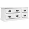 VidaXL TV Stand White 100x35.5x45 Cm Engineered Wood 816448