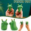 Halloween Fidget Toy Green Worm Squeeze Toy Eyeball Popping Toy Eye Poppers Squeeze Worm Pinch Toy