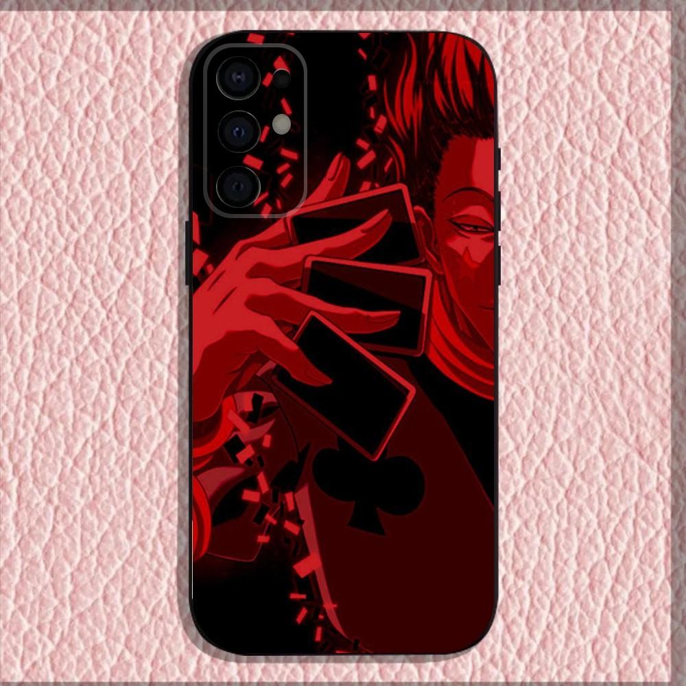 Чехол для телефона с аниме-персонажем Хисока М. Морроу для Samsung S25, S24, S21, S22, S23, S30, Ultra, S20, Plus, Fe, Lite, Note, 10, 9, 5G Черный