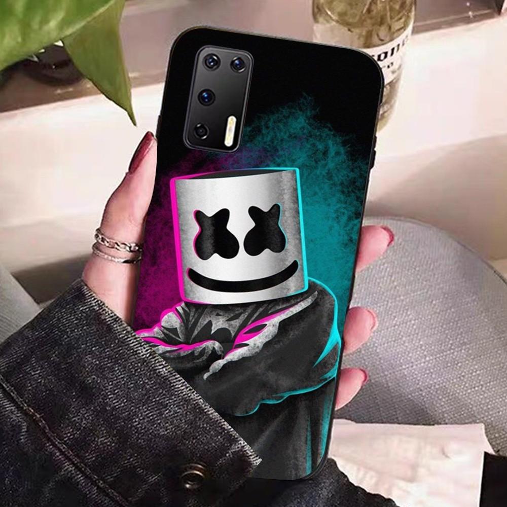 DJ Marshmello Phone Case For Huawei P 8 9 10 20 30 40 50 Pro Lite Psmart Honor 10 lite 70 Mate 20lite