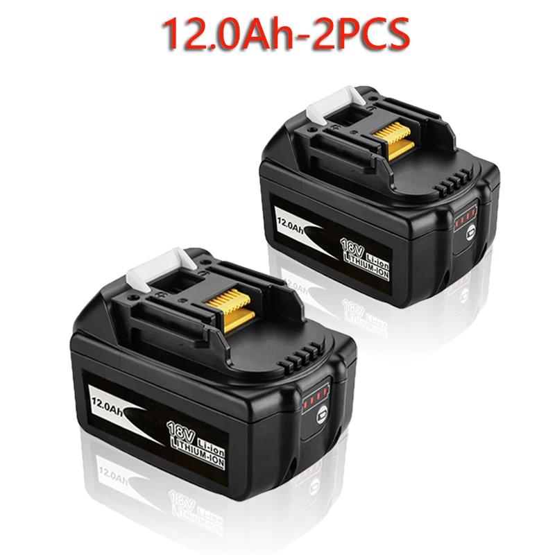 Для аккумулятора Makita 18 В 6,0 Ач 12,0 Ач аккумуляторная батарея для электроинструментов Makita 18 В сменный аккумулятор LXT BL1860B BL1860 BL1850 BL183