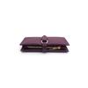 Red Women's Wallet With Soft Skin Buckle And Multi-compartment Accessory