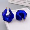 Gorgeous Irregular Acrylic U-shaped Earrings for Women's Daily Wear