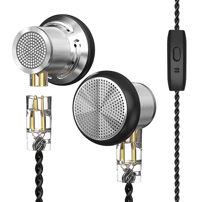 ND DTS 14.2MM 1BA Плоский штекер HIFI Мониторинг Музыка Проводные Наушники Игра Спорт Офис Вкладыши Сменный Кабель Вкладыш 3.5MM 2 PIN