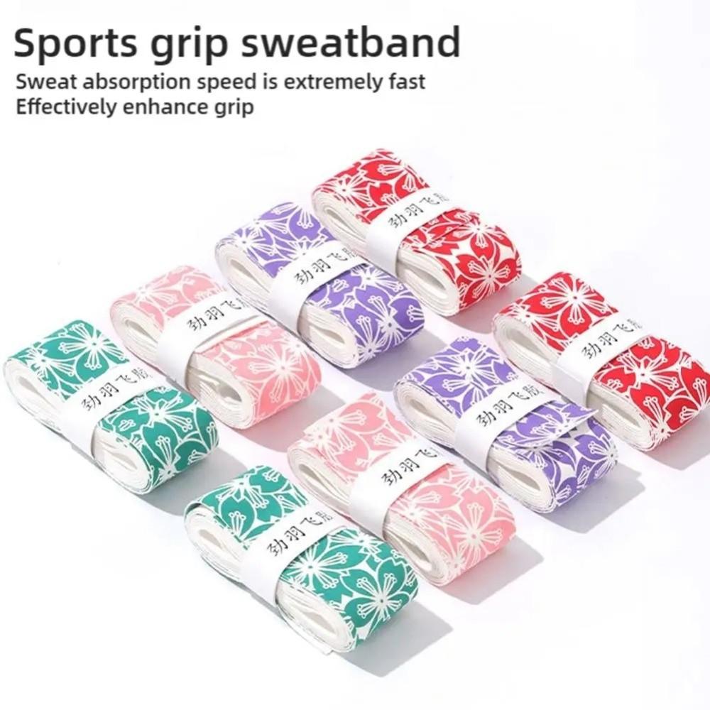 Non-Slip Badminton Handle Wrap Tape Sweat-Absorbent Tennis Handle Tape Racquet Supplies