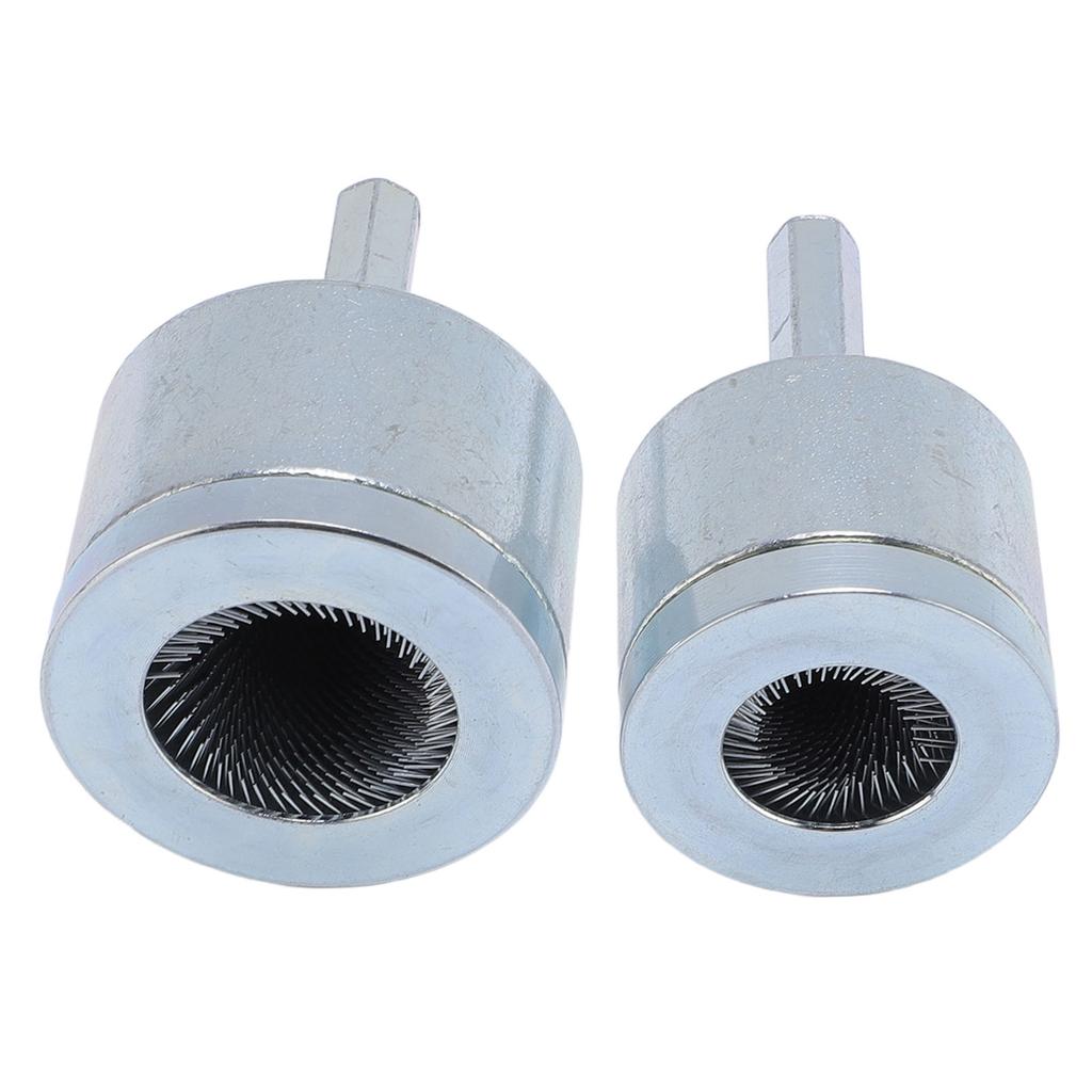 2шт. Очиститель медных труб 12-34 дюйма, щетка для чистки электродрели для профессиональных сантехников и