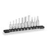 TONE Hexagon Socket Set HHB210 Drive Angle Inch Contents 10 Items (with Holder) 6.35mm (1/4")