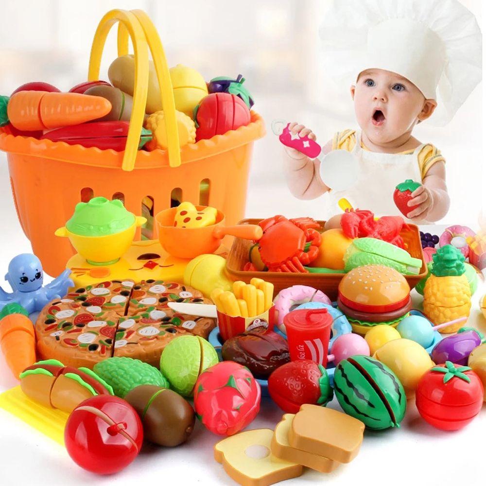 Toys Play House Cutting Vegetable Plastic Food Toy Cutting Fruit Cutting Food Toys Kitchen Toys