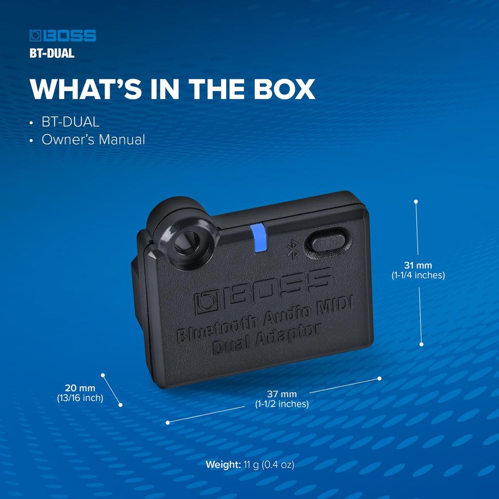 Bluetooth Audio MIDI двойной адаптер BOSS/BT-DUAL