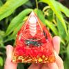 Crystal Pyramid Decoration Crystal Gravel Resin Crafts Home Office Car Decoration Supplies