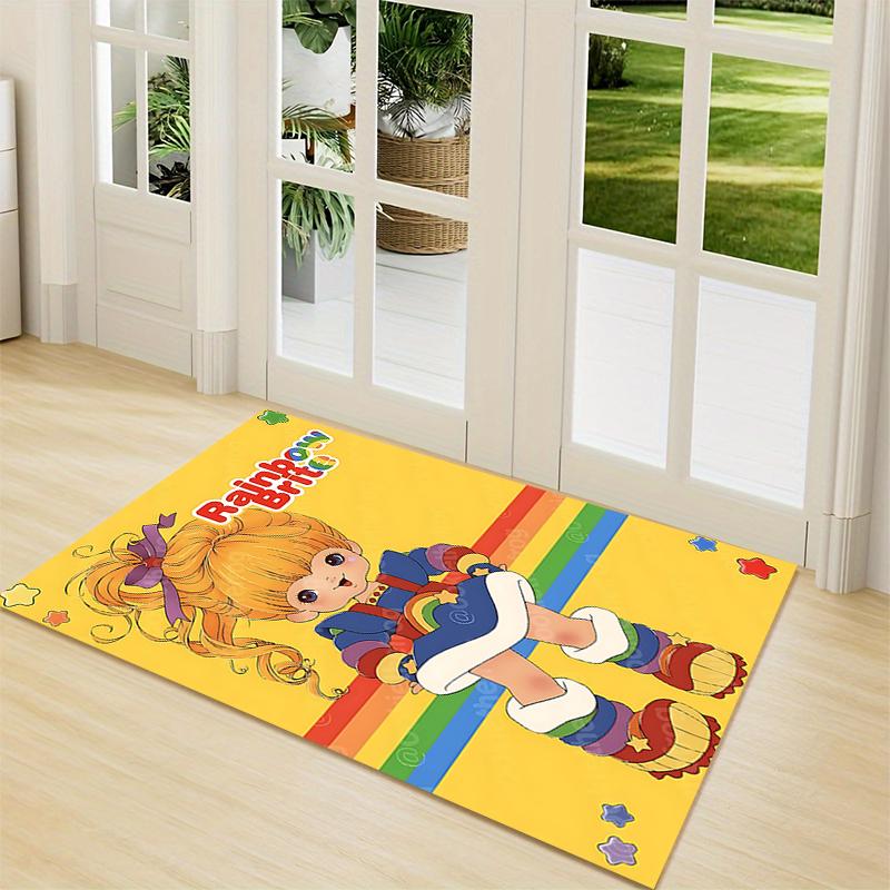 1Pc Rainbow Brite Adventure Carpet Rug Customizable Soft Washable Antislip Home Living Room Sofa Mats Personalized Rug 0917133