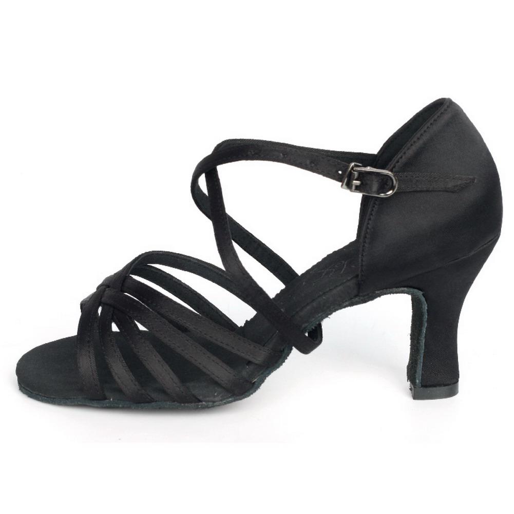 Обувь для современных бальных танцев на высоком каблуке 5 см для взрослых и женщин