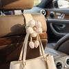 Leather Car Back Seat Hooks Portable Automotive Storage Hanger Car Hanging Hook  Family Car