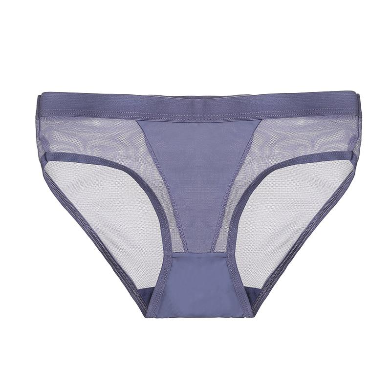 FINETOO 1/2PCS Sexy Mesh Breathable Women's Panties Lingerie Woman Underwear For Girls Briefs Femme Panties M-XL