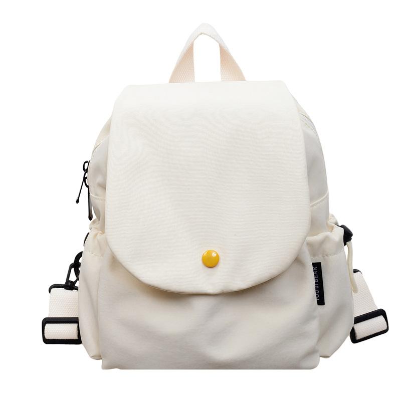 2025 осень новый холщовый рюкзак женский рюкзак для отдыха легкий большой вместимости сумка с клапаном для путешествий студенческий школьный рюкзак