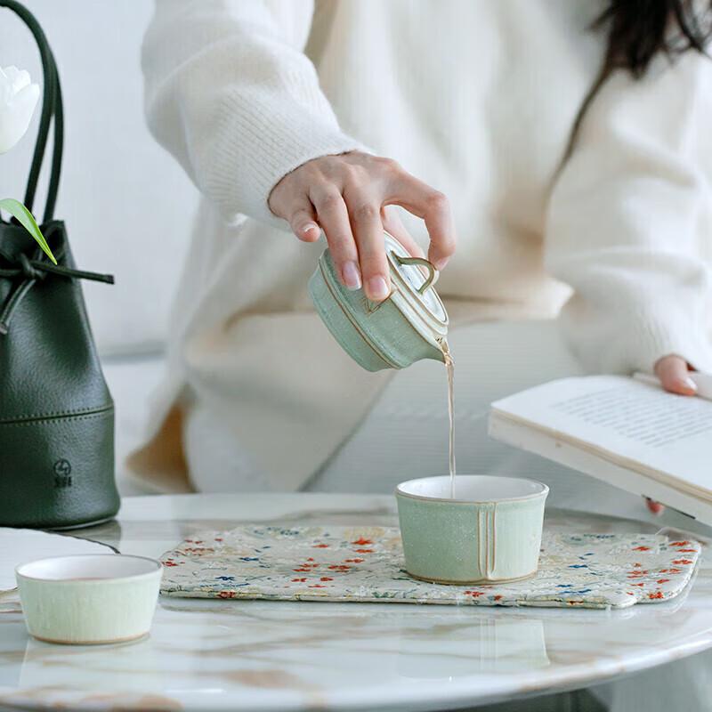 Edenus Ceramic Travel Tea Set
