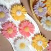4pcs Daisy Flower Silicone Mold Scented Cup Candle Fragrant Plaster Ornament Molds Durable Easy to Demold for Home Decor Gifts