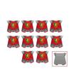 MOC Средневековые Военные Фигурки Оружие Строительные Блоки Рыцарь Солдаты Щит Жилет Доспехи Меч Топор Копье Кирпичи Игрушки Дети