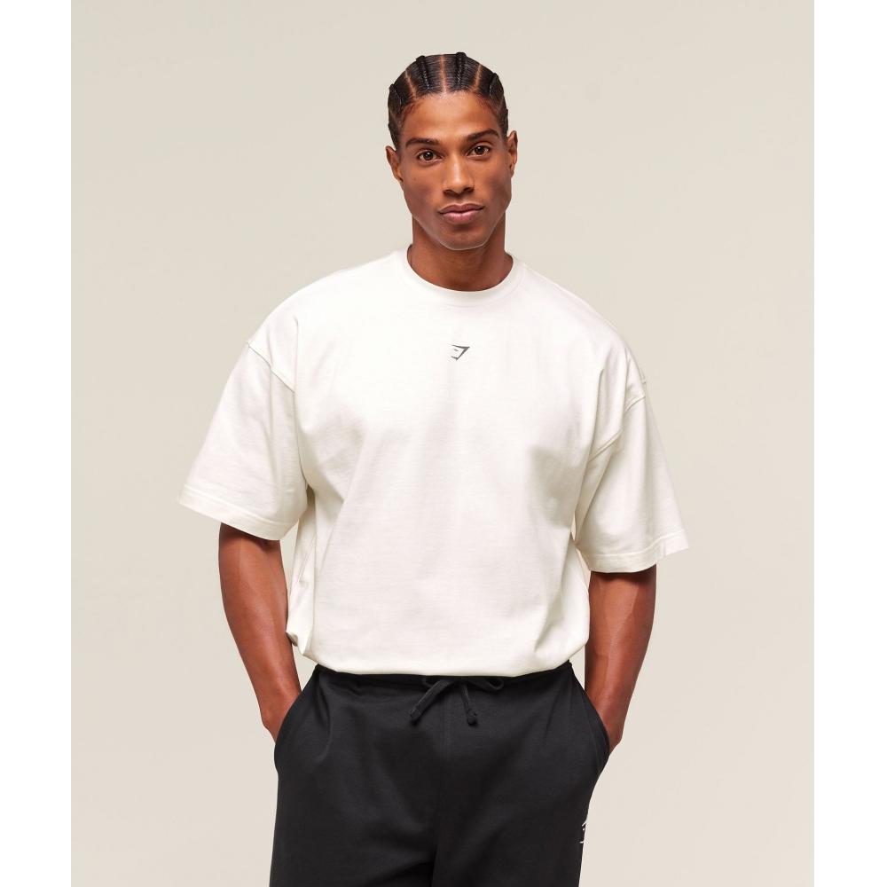 Gymshark Футболка Lifting Club Flex мягкая белая A2b8m Wcmy