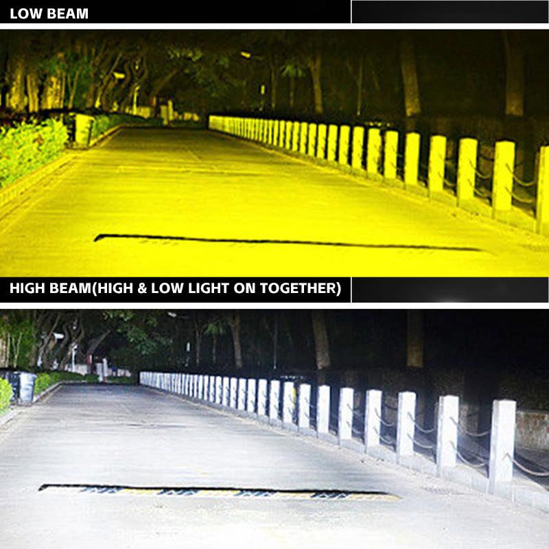 1/2 шт. светодиодный прожектор, вспомогательный свет, линза, фара дальнего света, противотуманная фара, белый DC12-80 В для внедорожника 4x4, внедорожника, квадроцикла, UTV 12 В 24 В